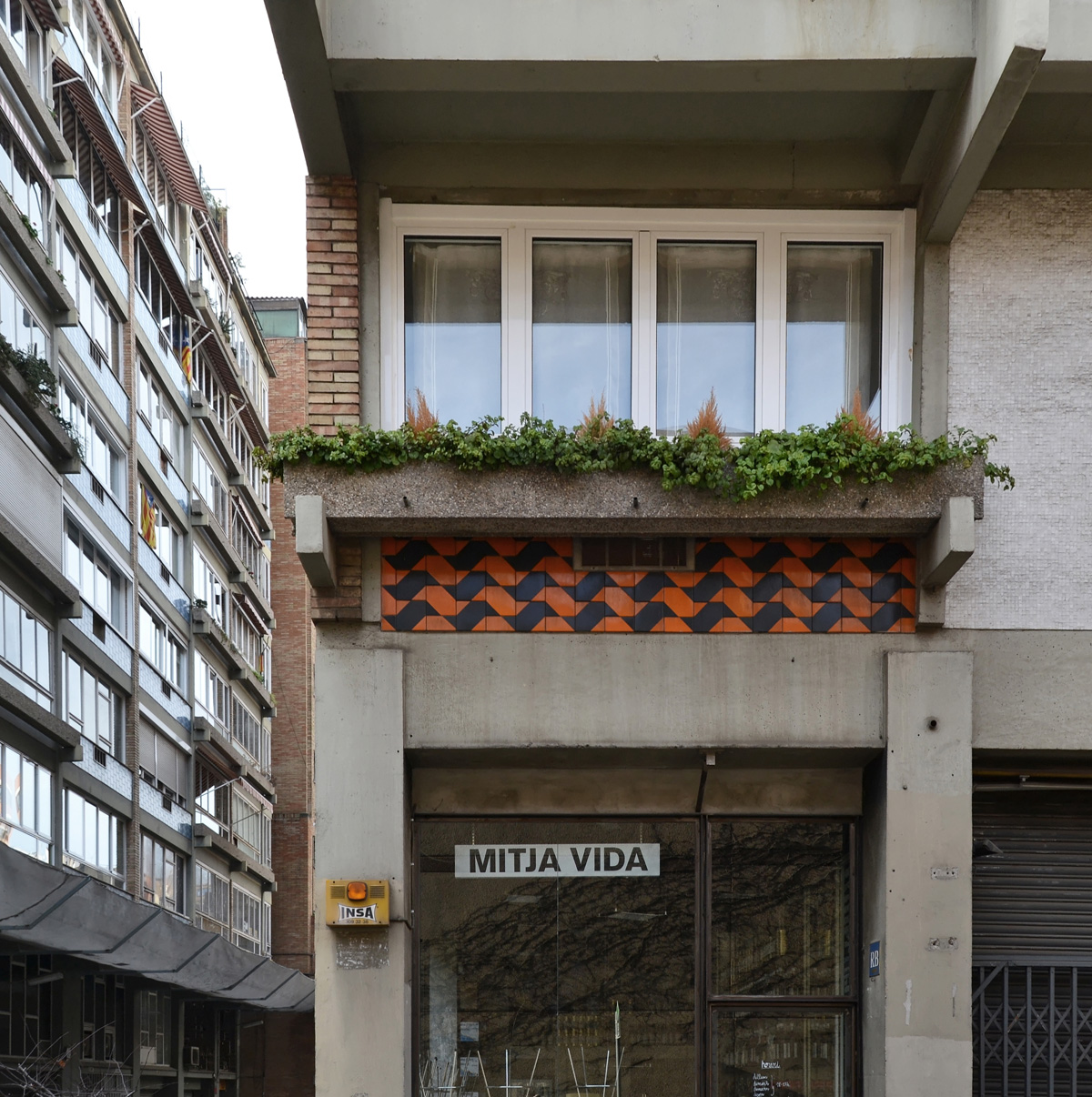 Projekt apartamentowca 1964-70 przy Via Augusta-Brusi-Sant Elies Barcelona