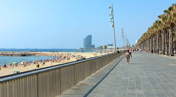 Nadmorska promenada w Barceloneta