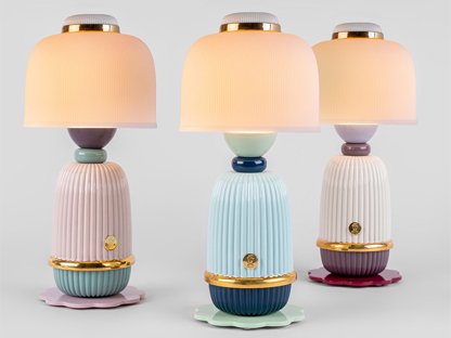 Kolekcja  lamp Kokeshi marki Lladró